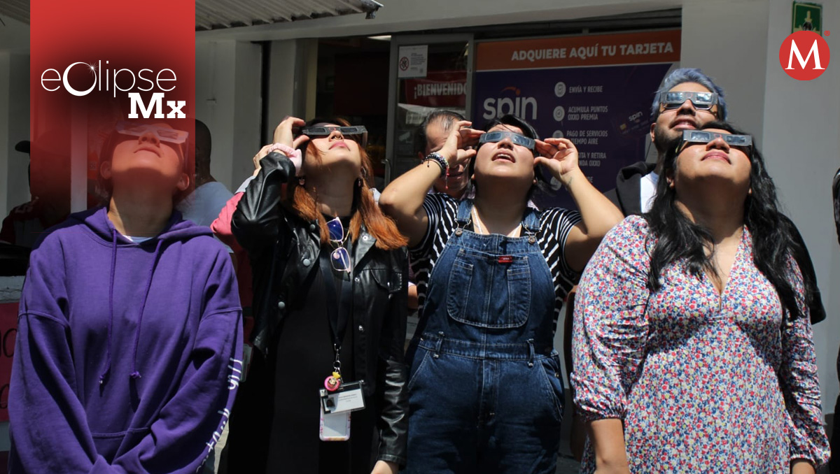 Capitalinos salieron a las calles para observar el eclipse solar| Valeria León