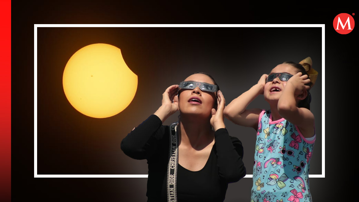 Eclipse solar 2024 en Edomex. Foto: (Tania Contreras)