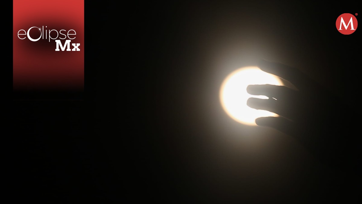 Eclipse solar en su punto máximo en vivo.