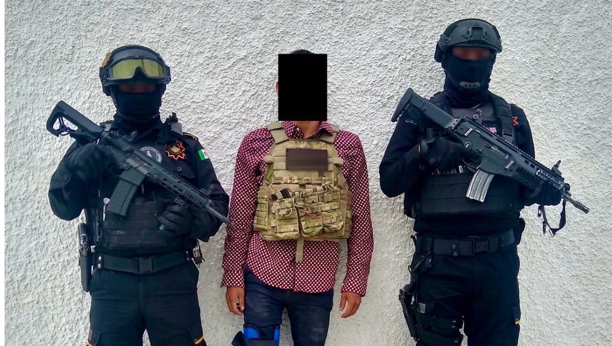 El hombre, identificado como Ángel, resultó con una herida de bala en el talón. Especial.