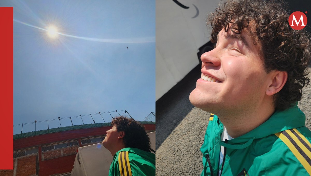 Ojitos de Huevo disfrutando el eclipse