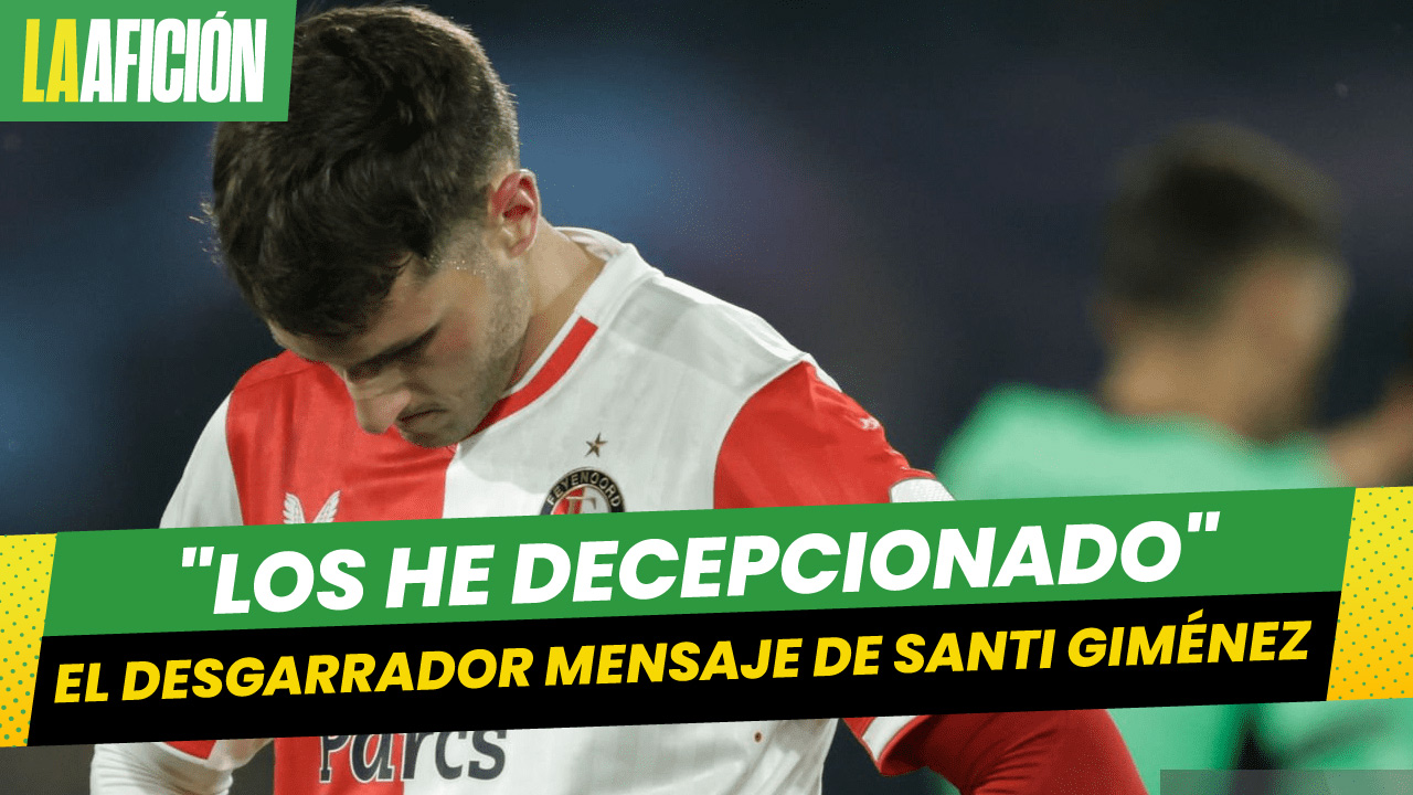 Santi Giménez publica mensaje en redes por su sequía goleadora