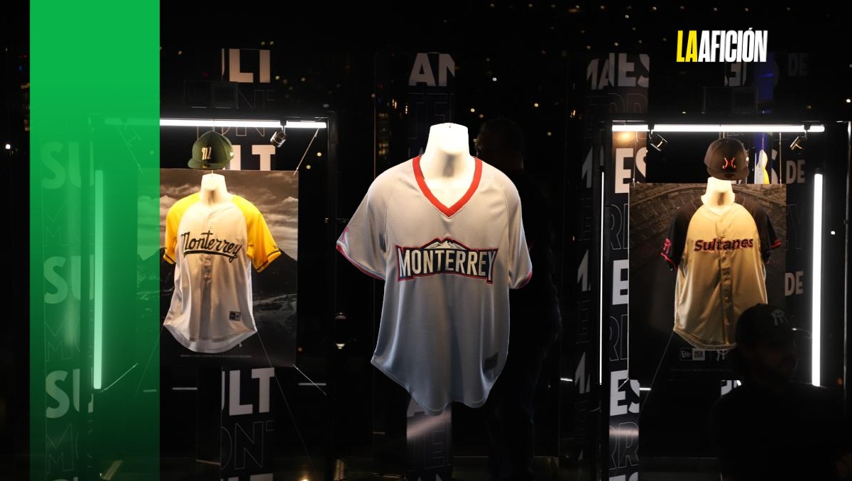 Sultanes de Monterrey presentan nuevos uniformes para temporada 2024 de LMB (Roberto Alanís)
