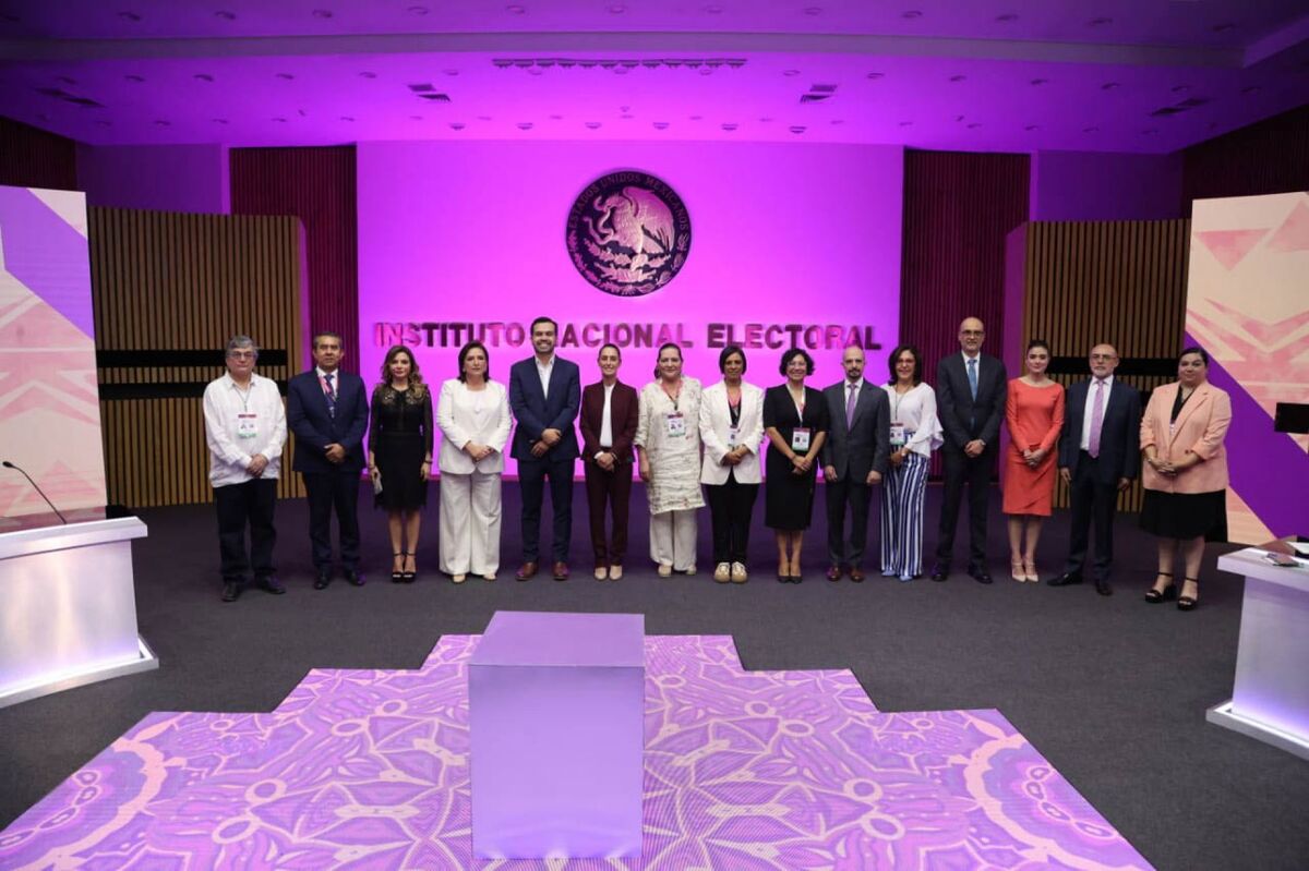 Debate presidencial del INE. | Cuartoscuro