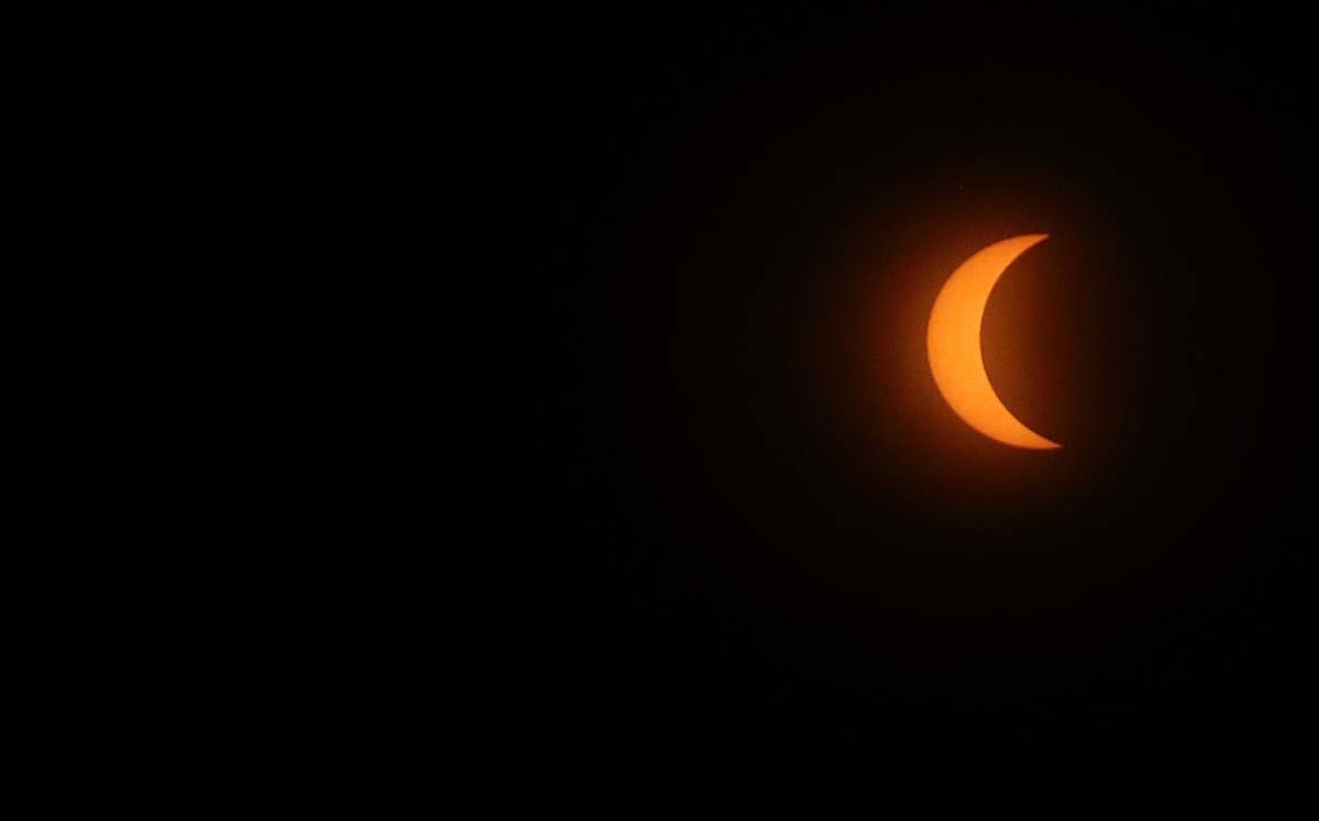 Eclipse desde Torreón. l Rolando Riestra