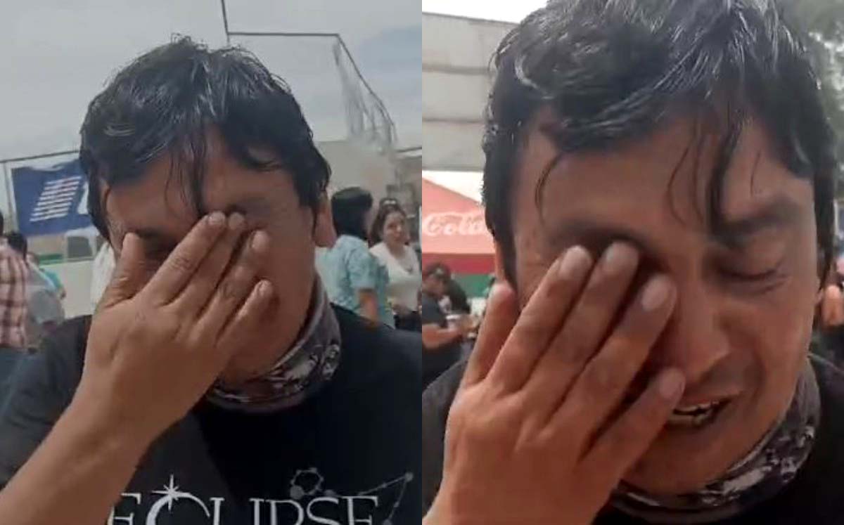 El científico lloró después del evento. l Isis Rábago