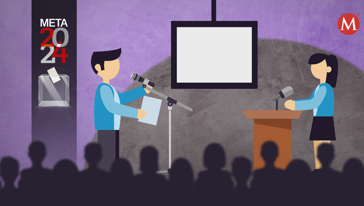¿Cuáles son los formatos de los debates presidenciales? | Diseño: Oscar Ávila