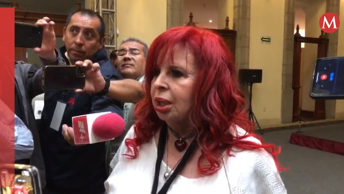 La gobernadora de Campeche, Layda Sansores, en entrevista tras La Mañanera. | Especial