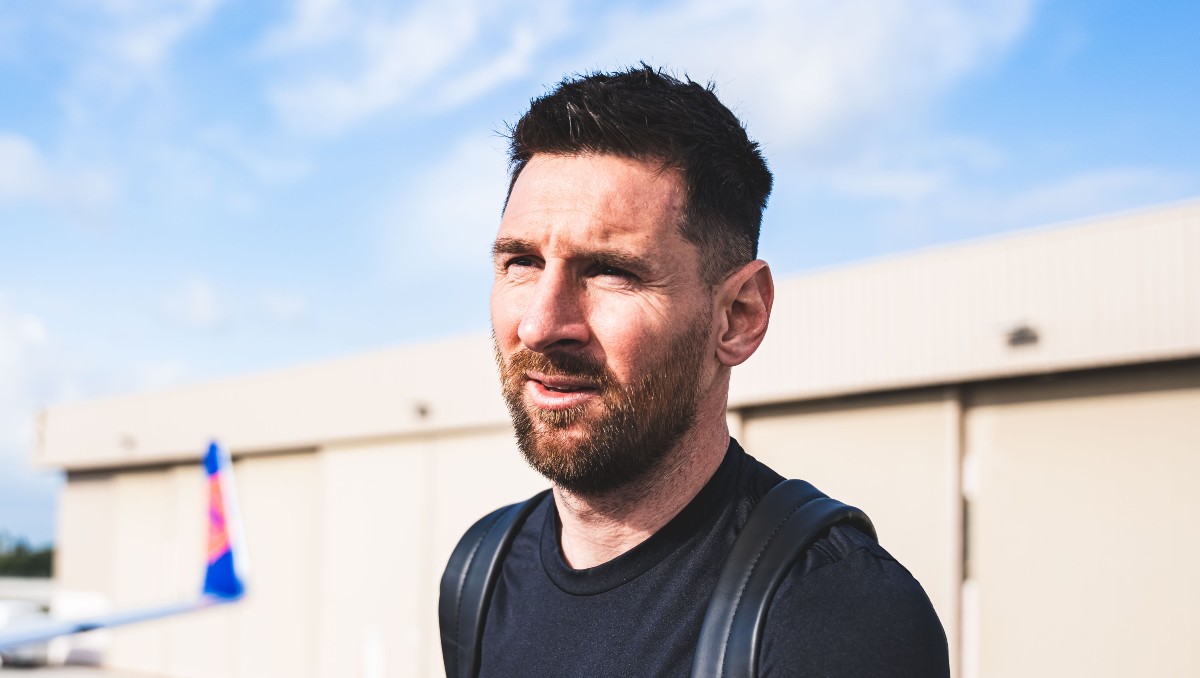 Lionel Messi y el Inter de Miami llegan a Monterrey (X @InterMiami)