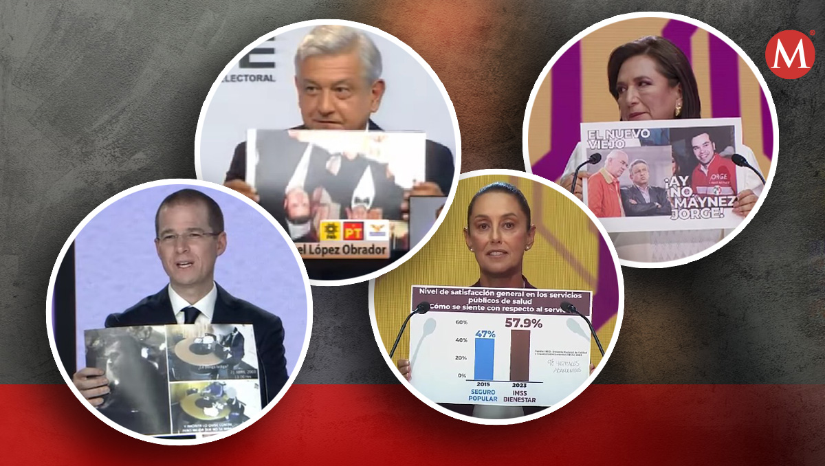 ¿Quién fue el primero en usar cartulinas en un debate presidencial?