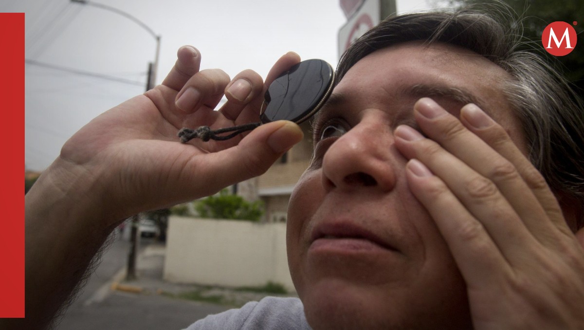 Las afectaciones a la vista tras ver un eclipse solar sin protección pueden presentarse tiempo después | Foto:  GABRIELA PÉREZ MONTIEL