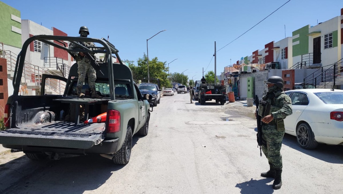 Durante la detención en Pesquería se desplego un helicóptero | Agustín Martínez