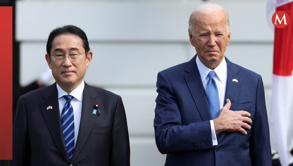 Fumio Kishida visita a Joe Biden en Washington. | Reuters