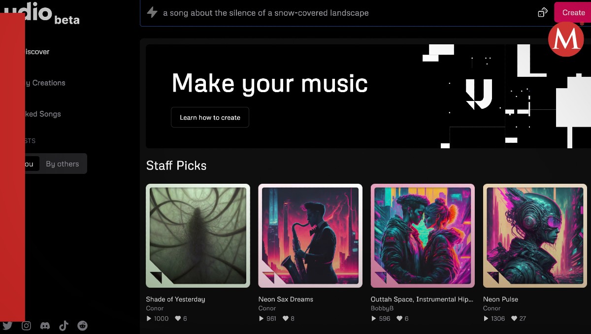 Inteligencia artificial crea música a través de Udio | Especial