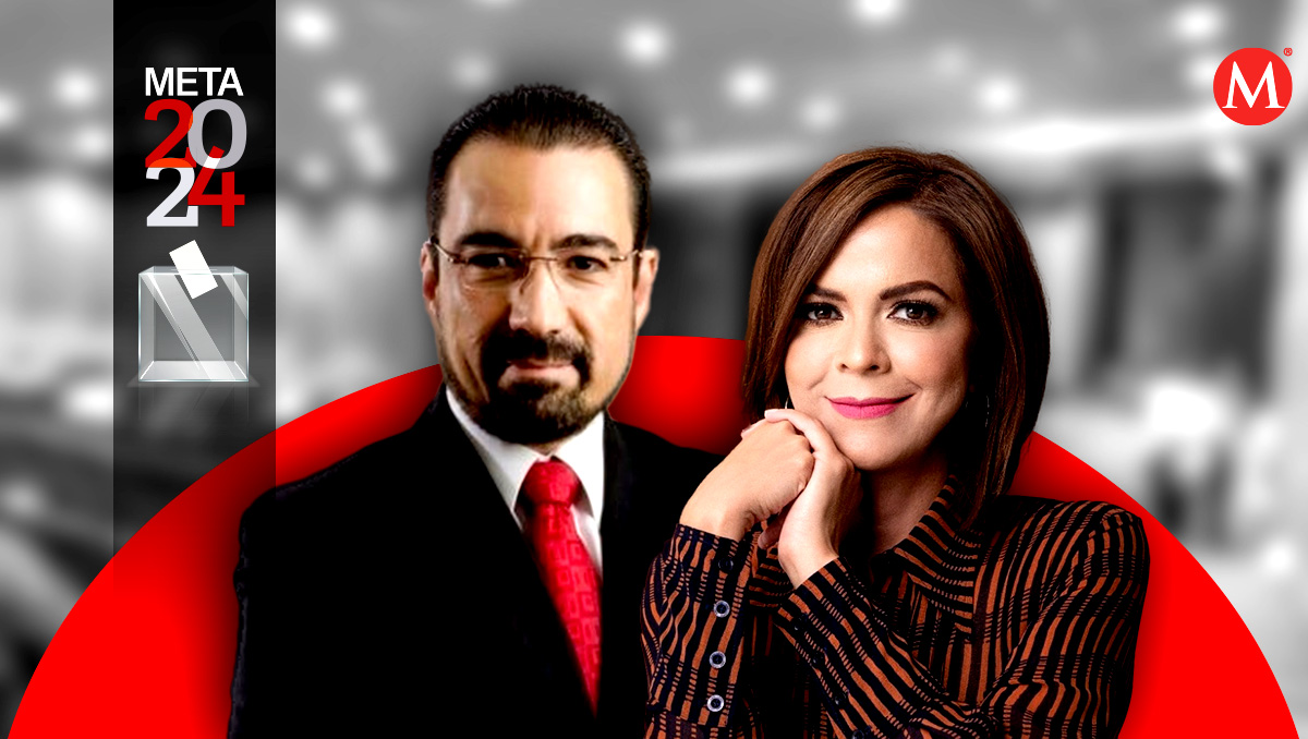 Moderadores del segundo debate en Jalisco (Imágenes: X y Facebook | Diseño: Milenio)