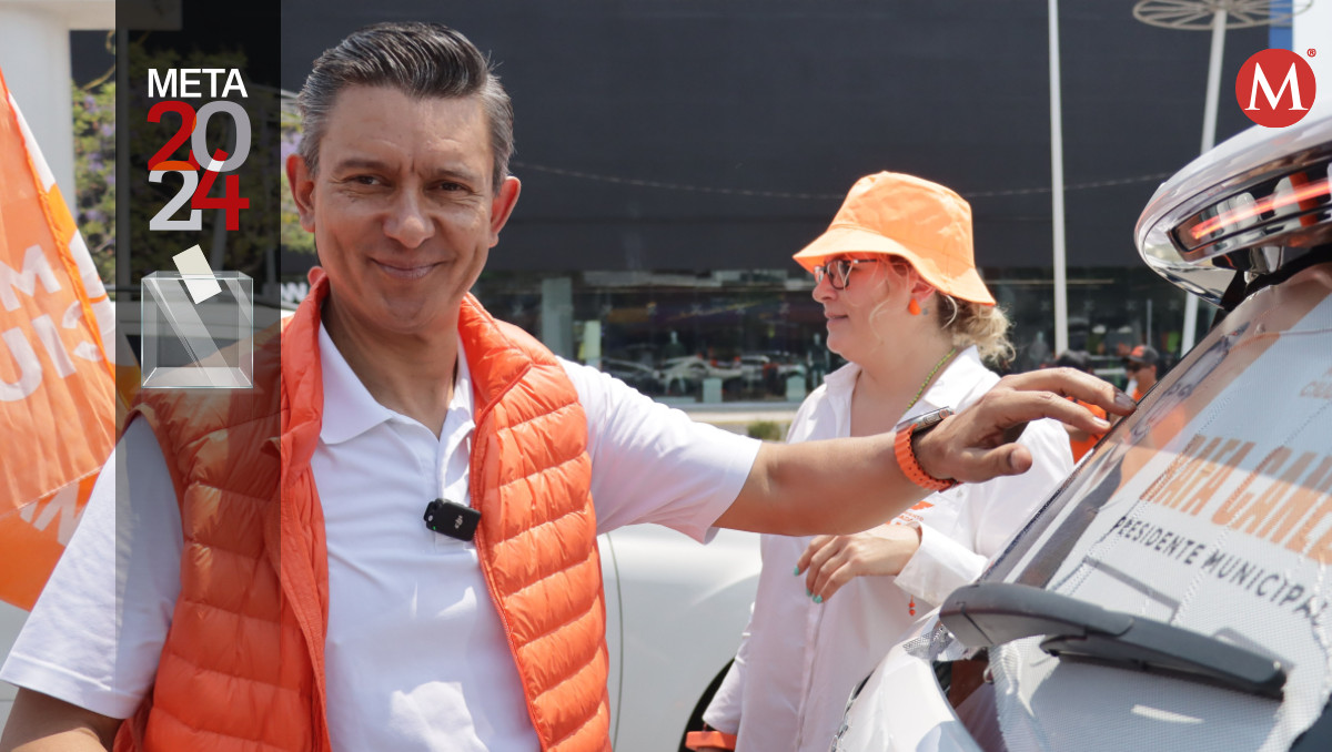 Rafael Cañedo, candidato de Movimiento Ciudadano para la alcaldía de Puebla | Agencia Es Imagen