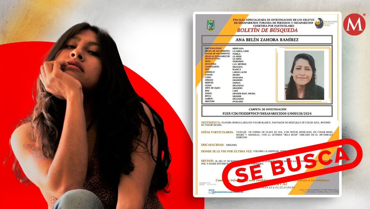 Reportan desaparición de la rapera Bela Rush en Puebla | Especial | Diseño: Sam Mtz