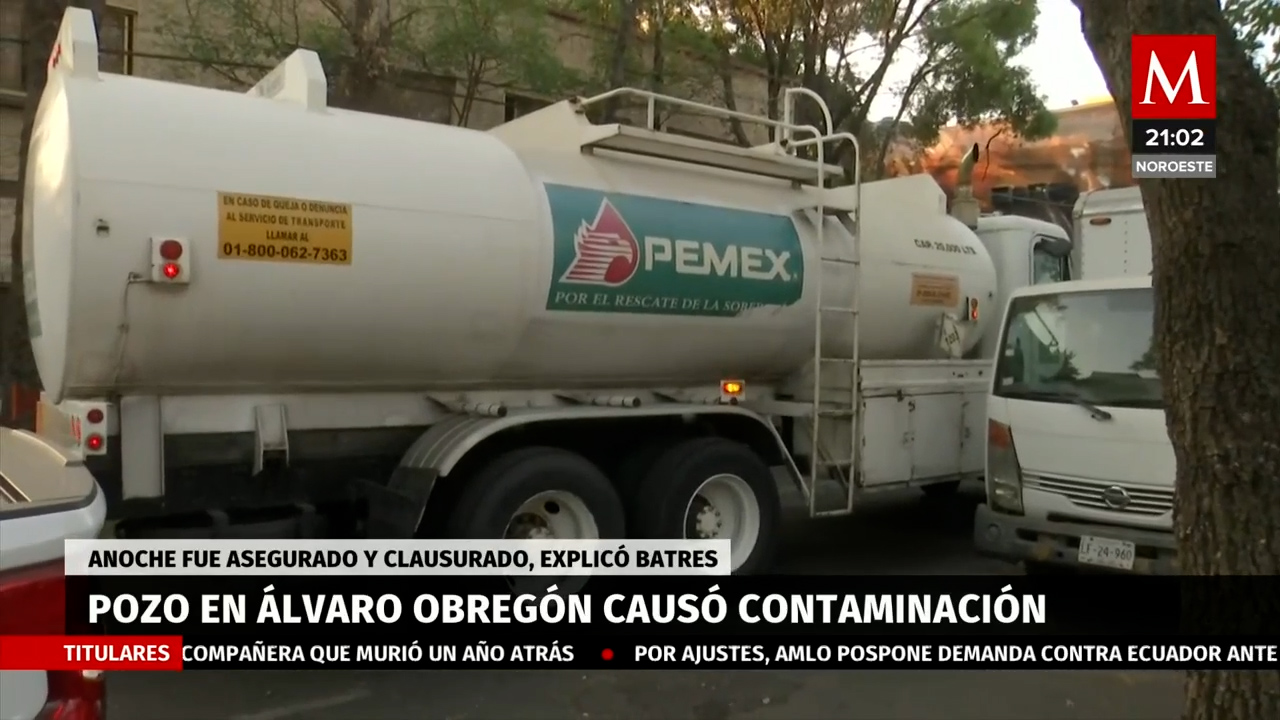 Autoridades clausuran pozo causante de contaminación del agua en Álvaro Obregón
