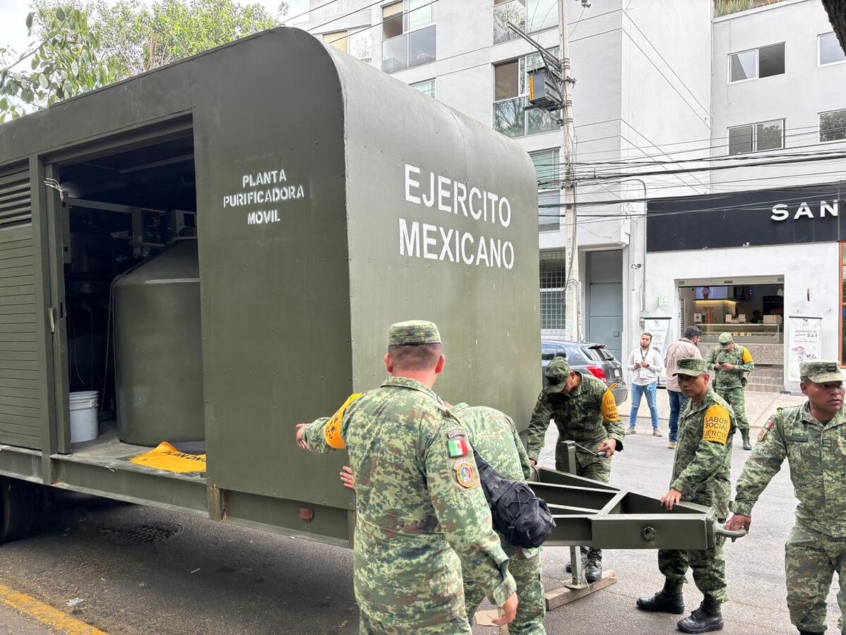 Con estos equipos buscan purificar el agua de la alcaldía.