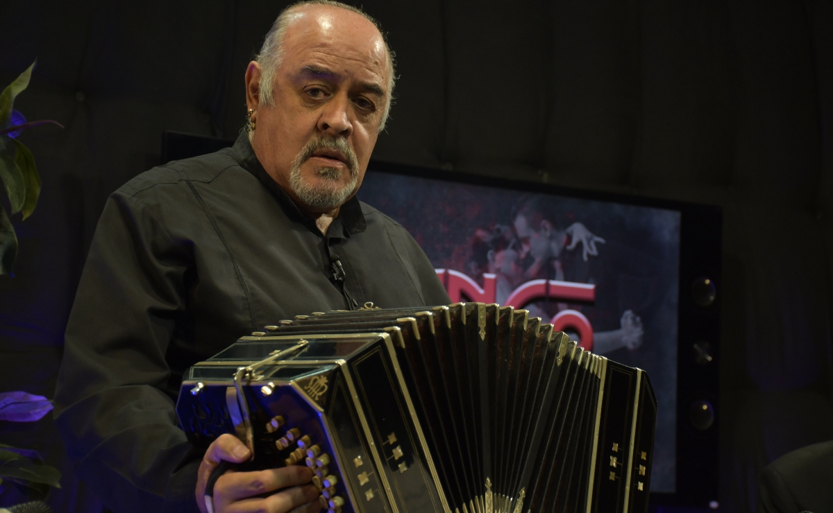 El bandoneonista César Olguín. (Foto: Especial)
