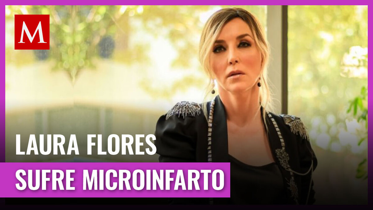Laura Flores sufre microinfarto cerebral