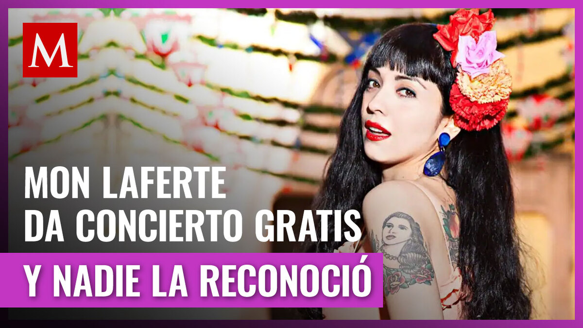 Mon Laferte da concierto gratis en calles de Chile