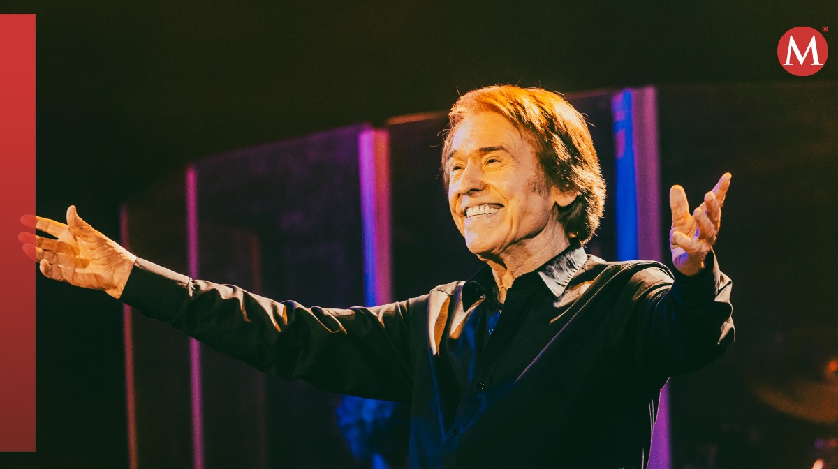 Raphael en concierto en Monterrey. Foto: Especial