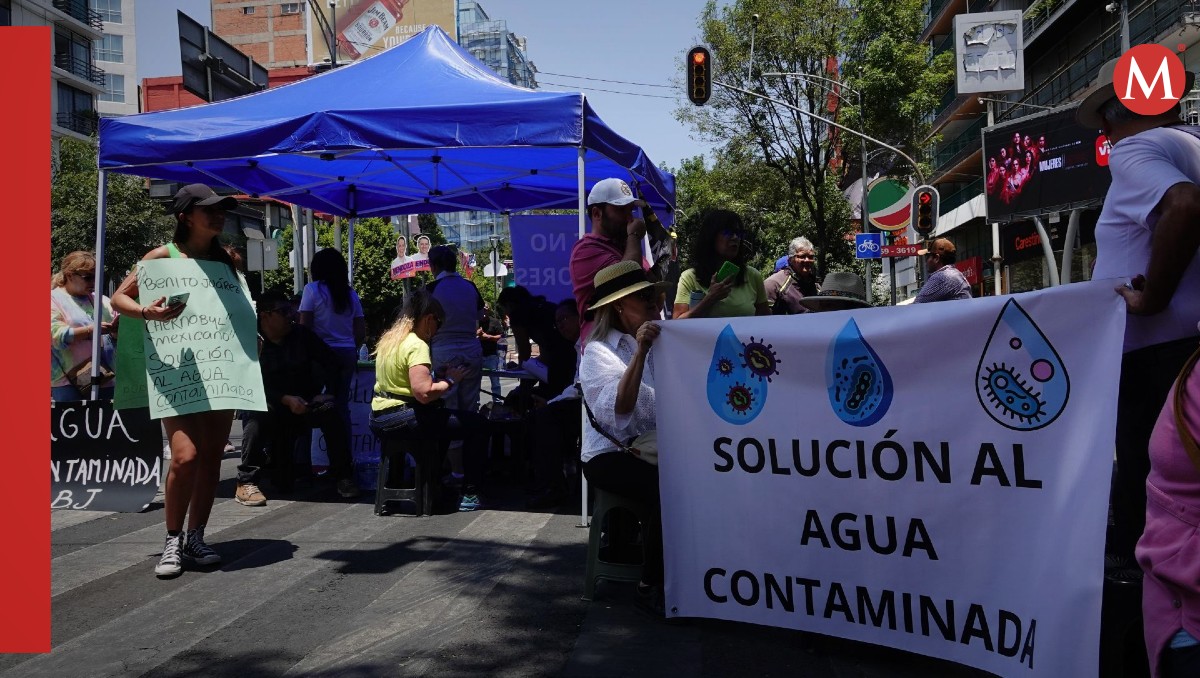 Vecinos de la alcaldía Benito Juárez piden solución ante agua contaminada | Foto: Rogelio Morales/Cuartoscuro
