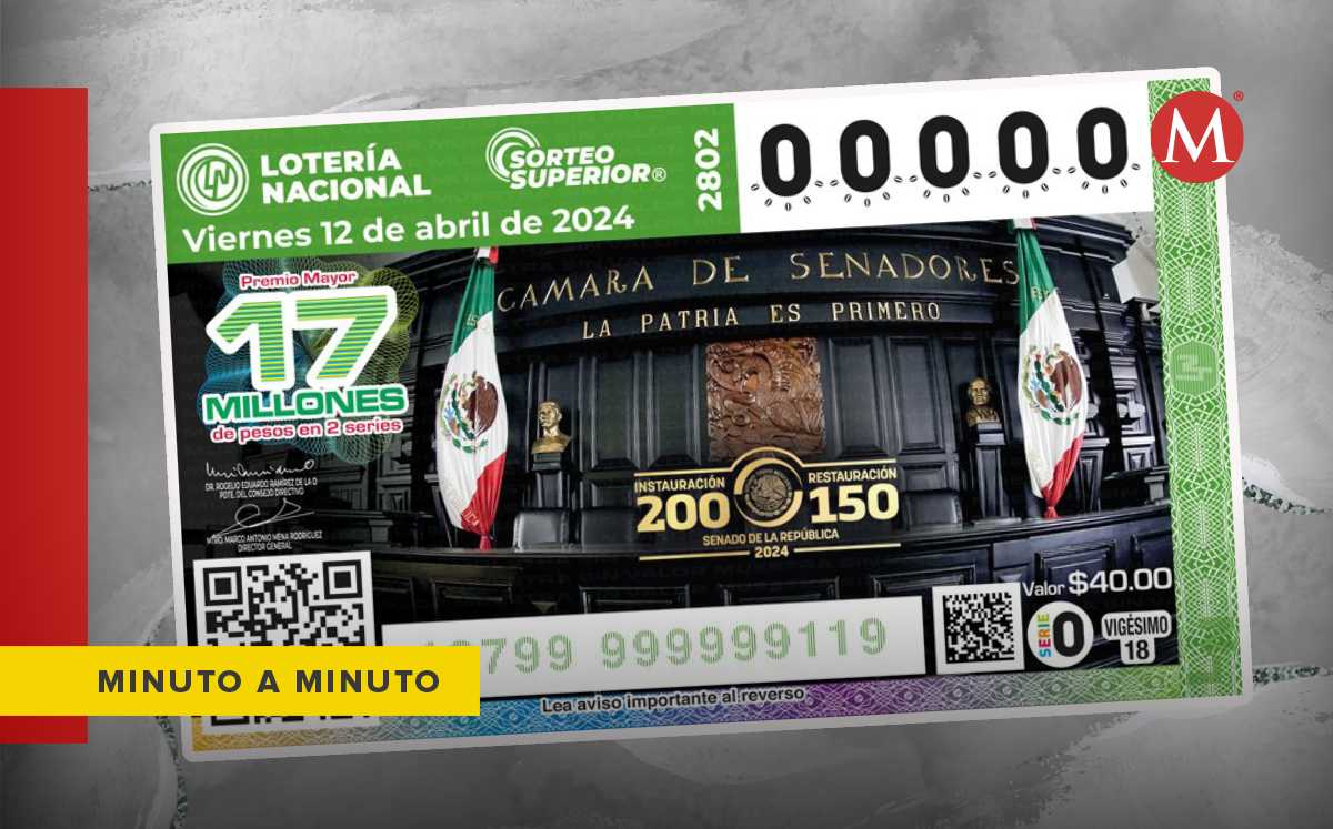 Cada cachito del Sorteo Superior tiene un costo de 40 pesos | MILENIO