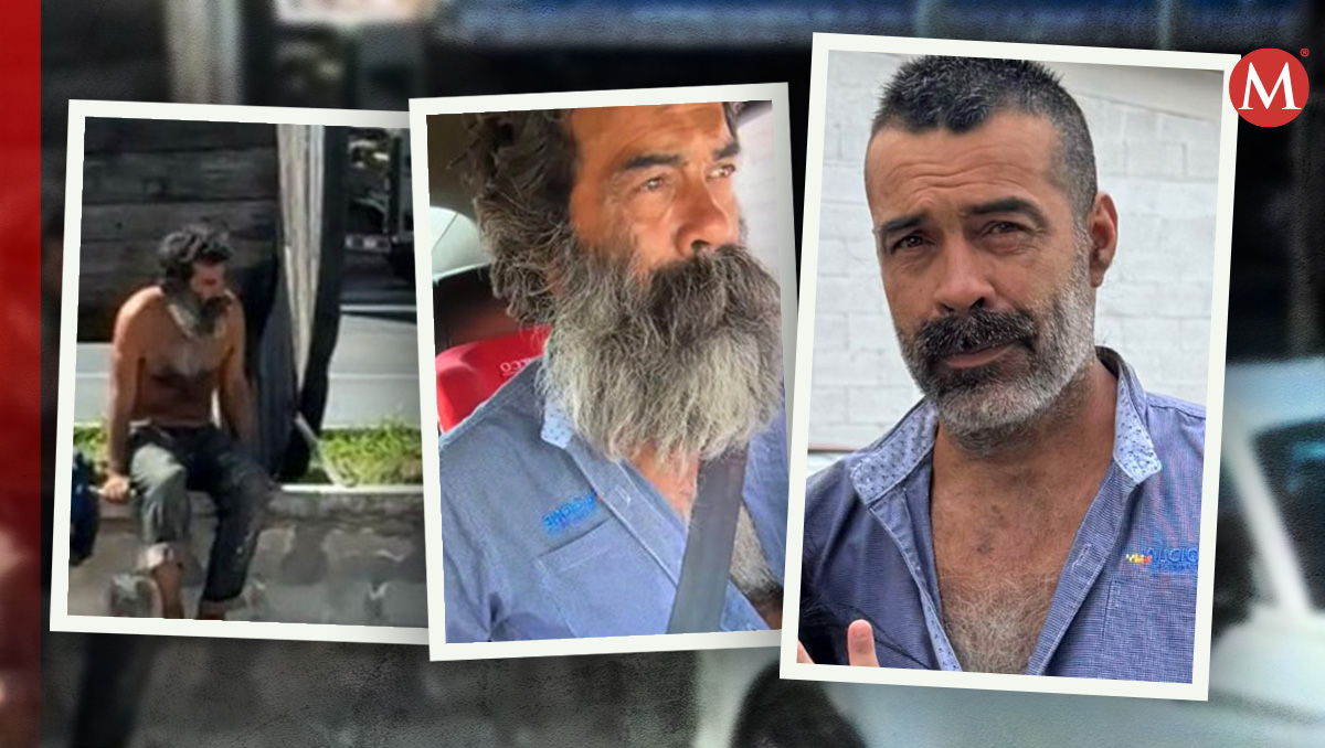 Así luce Jorge,  el indigente de Monterrey que soñaba pasear en un Mustang.