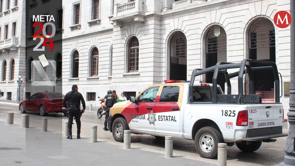 Seguridad de guardia estatal en elección de Tamaulipas. (Yazmín Sánchez)