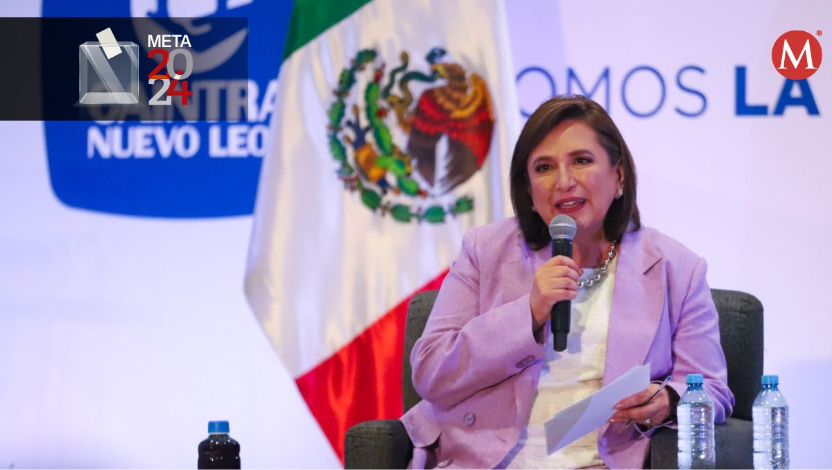 Xóchitl Gálvez, candidata a la Presidencia de la República. Jorge López