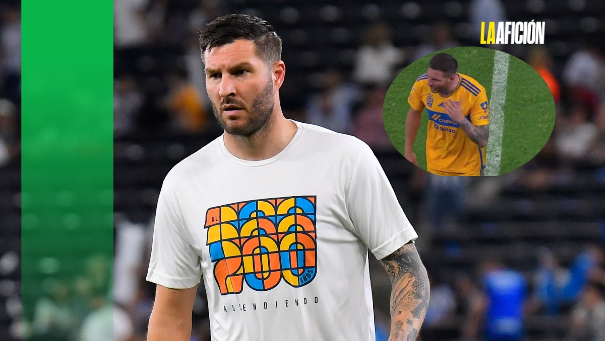 André-Pierre Gignac enfurece tras salir de cambio en el Clásico Regio (Imago7)
