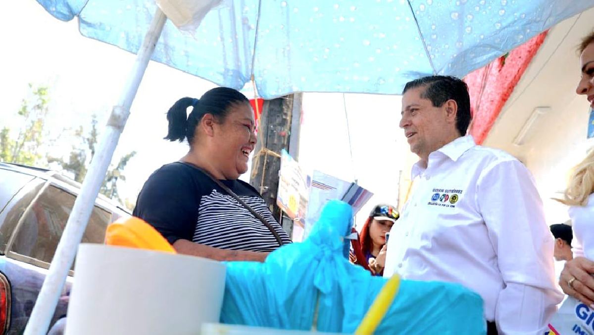 El candidato de la coalición "Va x la Ciudad de México" recorrió la alcaldía Coyoacán