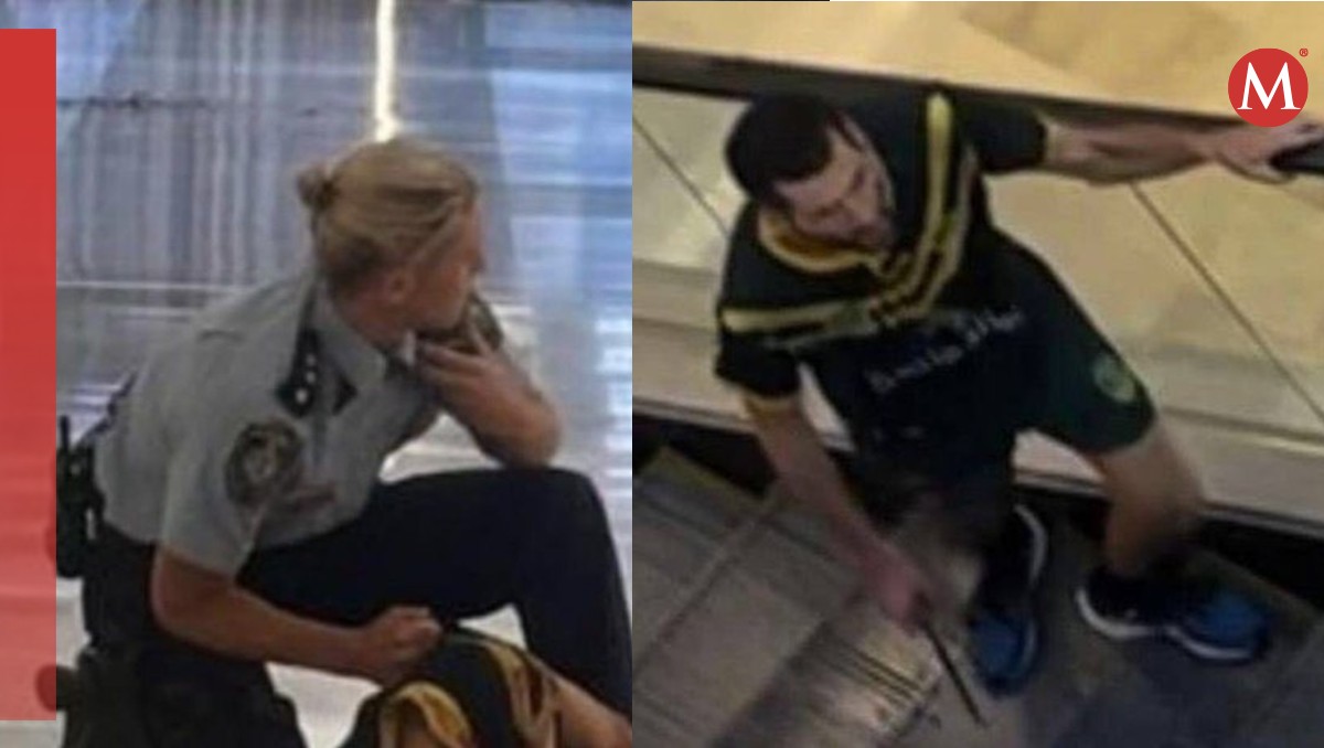 Momento captado en que atacante agrede a víctimas de Sídney. (Foto: Especial)