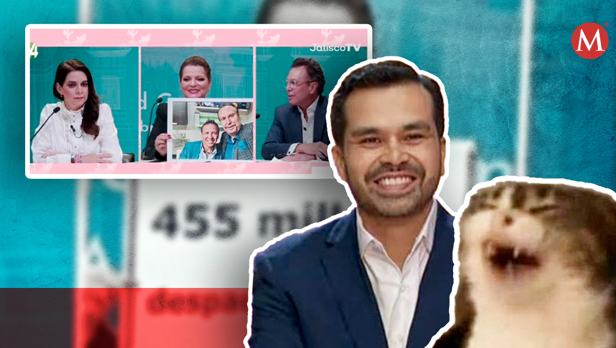 Los memes se hicieron presentes en el segundo debate en Jalisco (Fotos: X Diseño: Milenio)