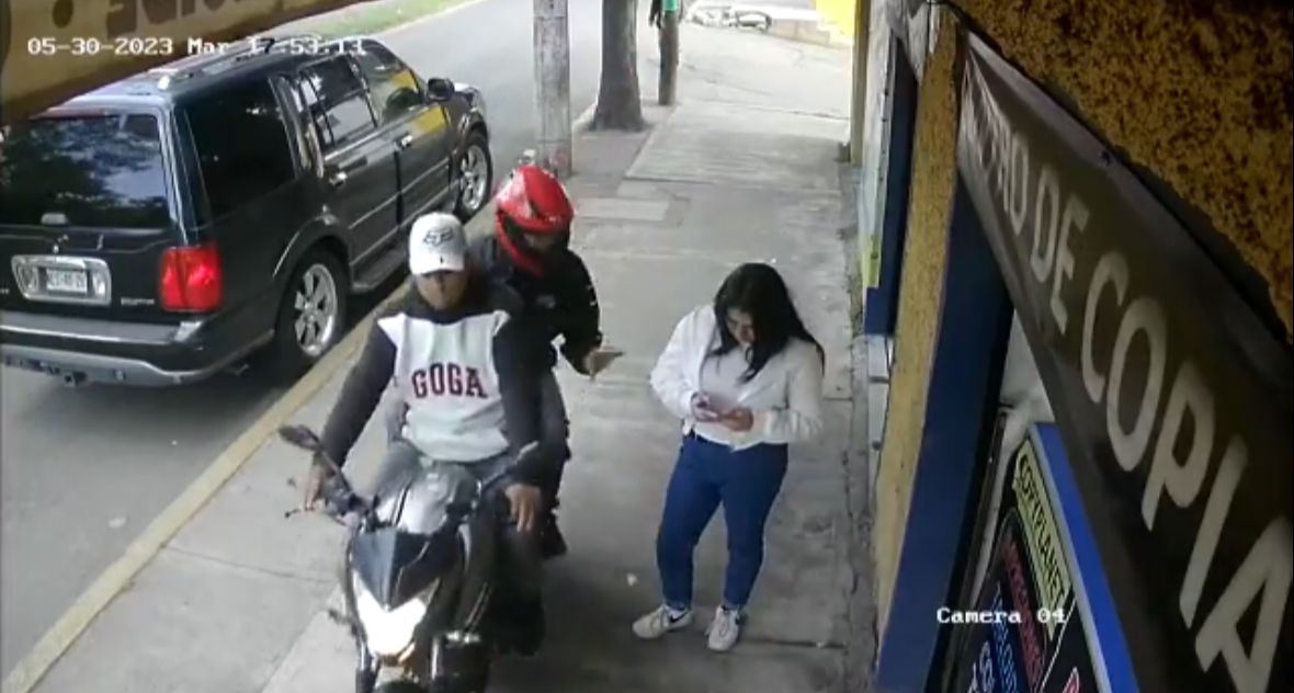 'Motorratones' apoyan durante la comisión de un delito.