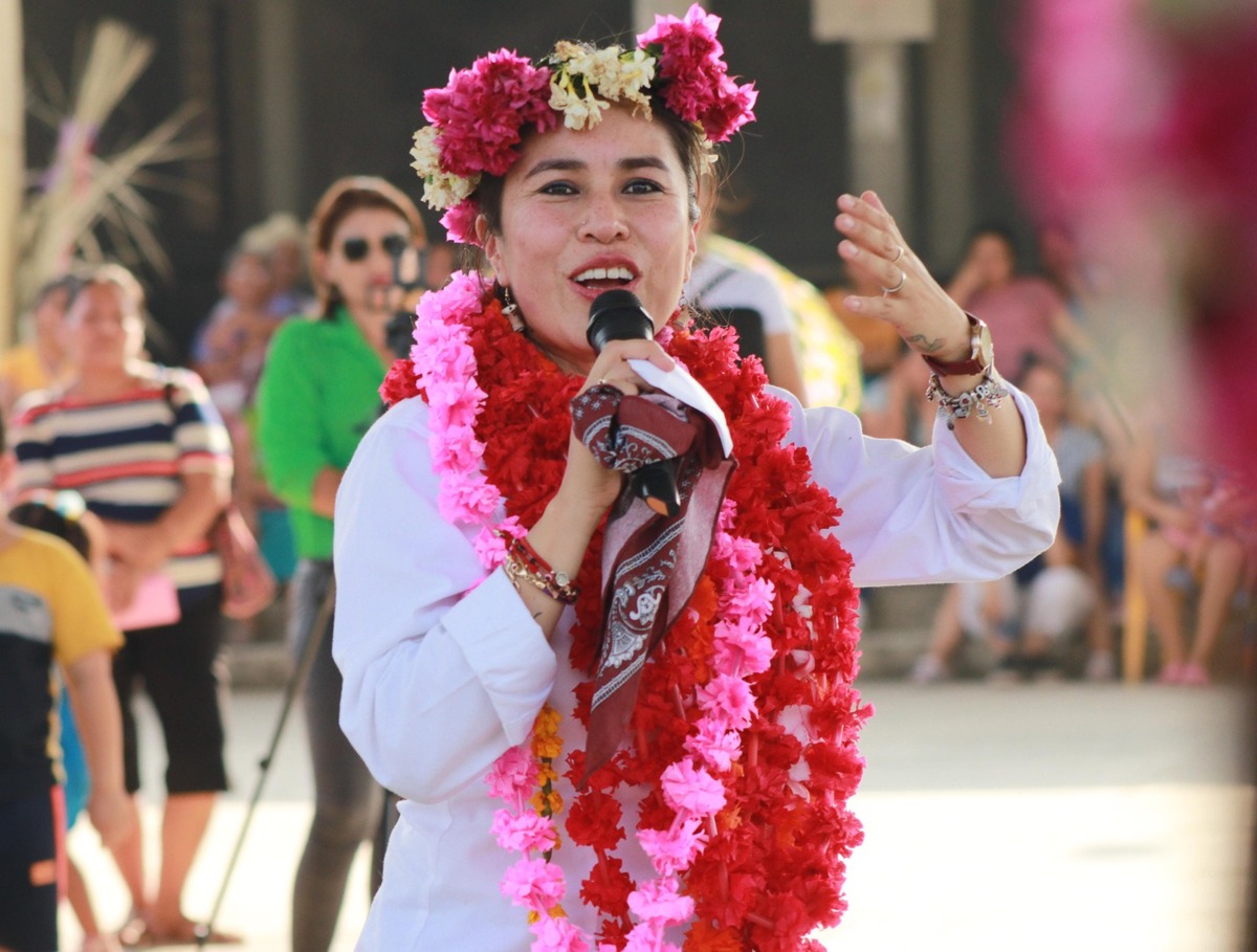 Simey Olvera, candidata al Senado.