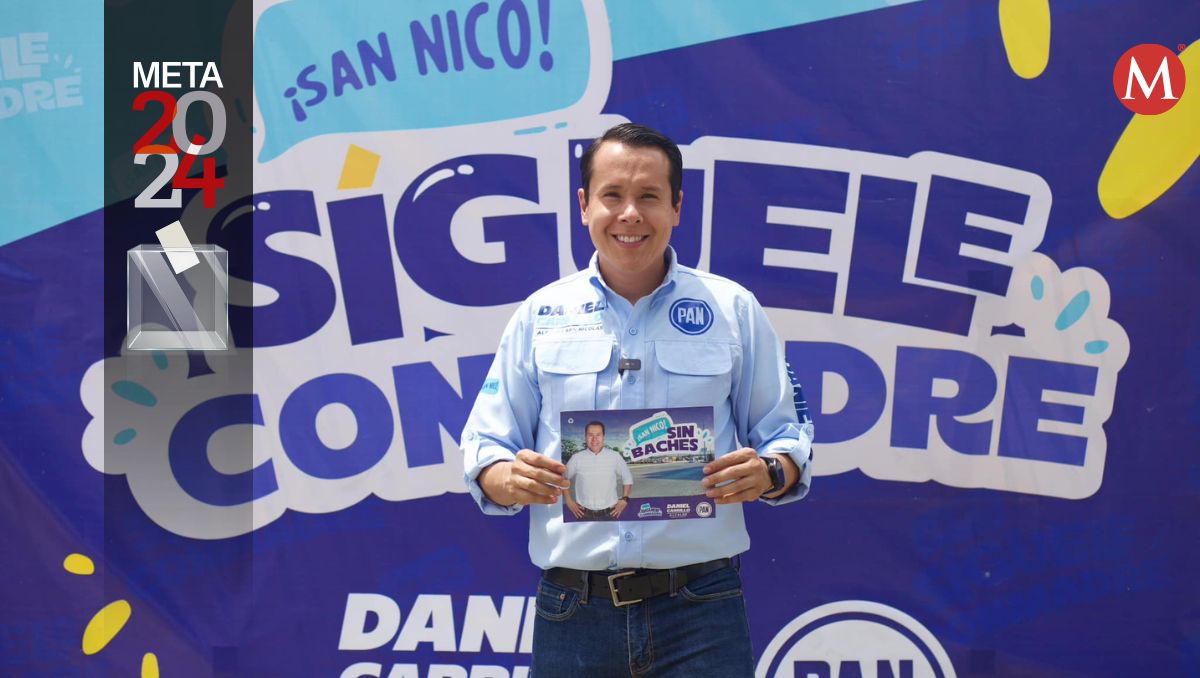 Daniel Carrillo, candidato del PAN a la alcaldía de San Nicolás | Especial