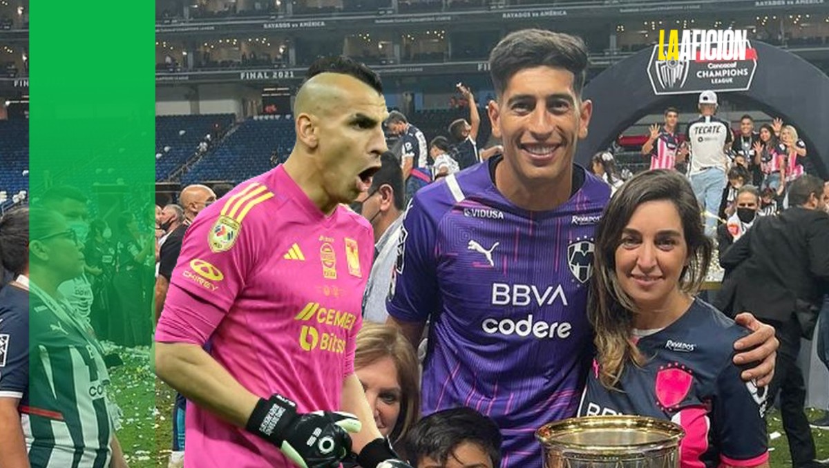 Esposa de Esteban Andrada estalla contra Nahuel Guzmán por usar láser (Instagram @estebanandrada1)