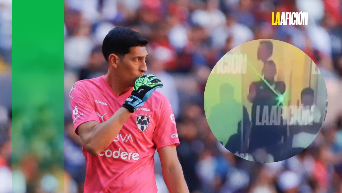 Esteban Andrada INSULTA a Nahuel Guzmán por usar láser en partido entre Monterrey y Tigres (Imago7 / Especial)