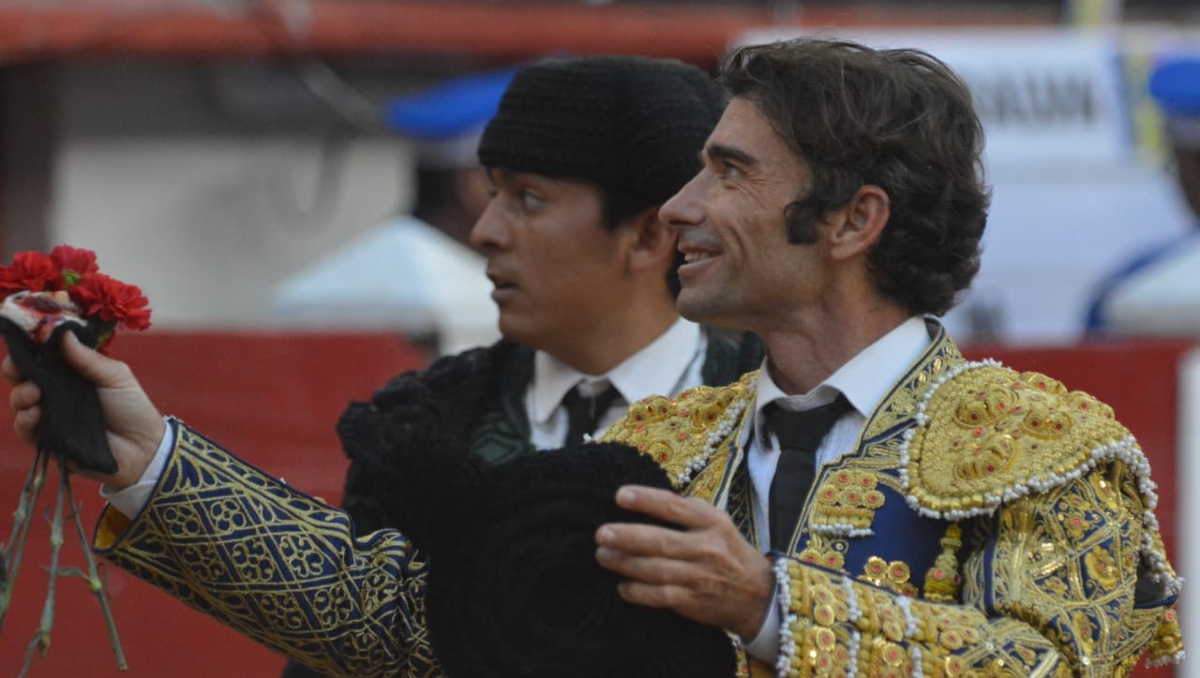 Fernando Robleño en la corrida de toros de la Feria de San Marcos 2024 (Liberto Ureña)