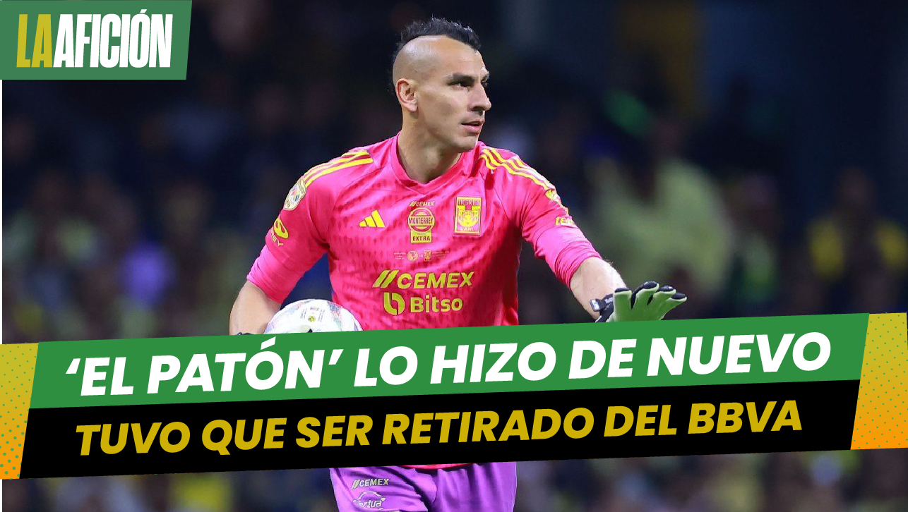 Nahuel Guzmán sale escoltado del Estadio BBVA, ¿Qué hizo para enojar a ´La Pandilla´?