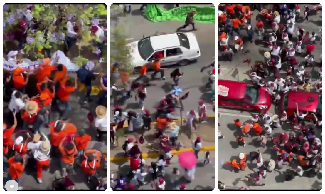 Simpatizantes de Movimiento Ciudadano y Morena llegan a los golpes durante debate en Tlaquepaque (Especial)