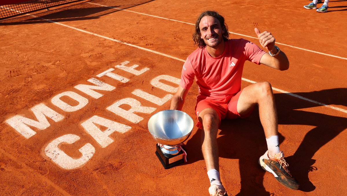 Stefanos Tsitsipas ganó su tercer Master de Montecarlo (Reuters)