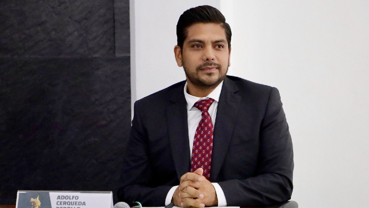 Adolfo Cerqueda Rebollo, presidente municipal de Nezahualcóyotl. Foto: (Especial)