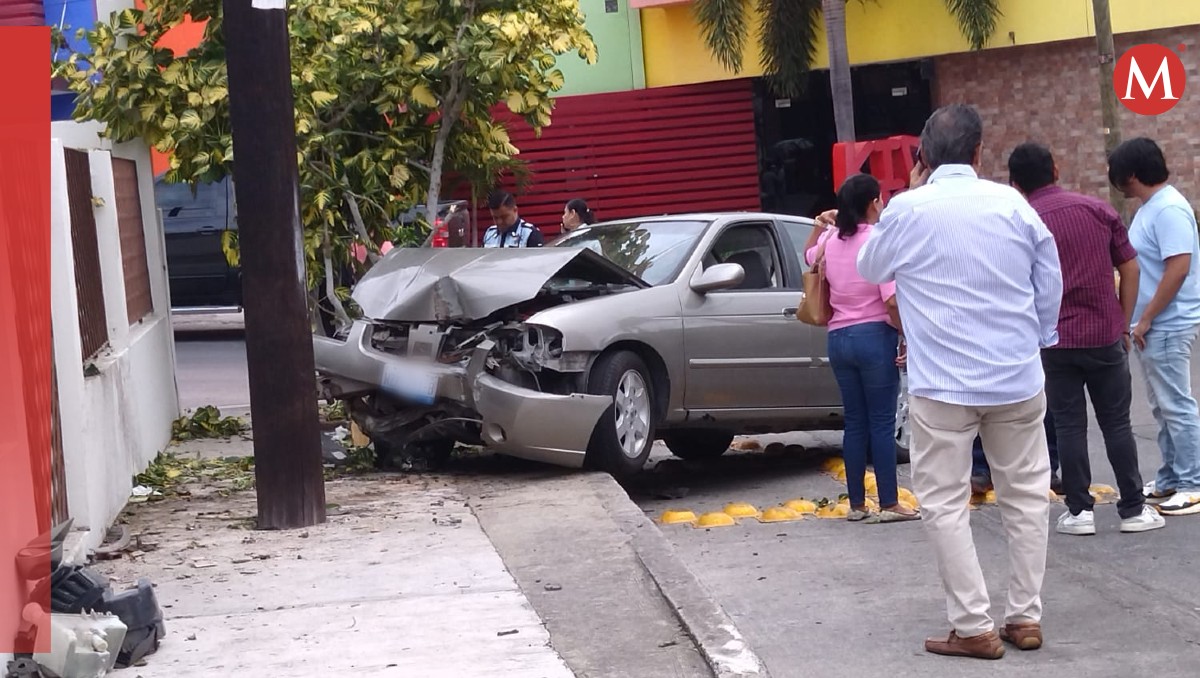 Atropellan a mujer tras choque en Tampico, resulta grave