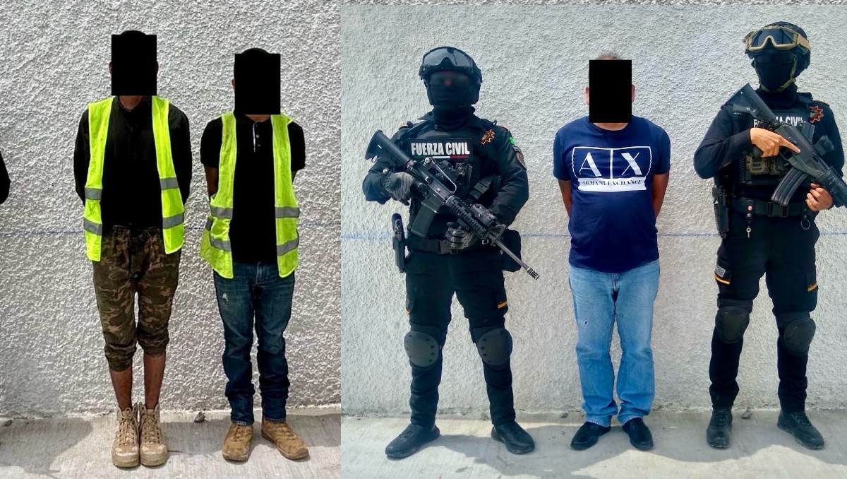 Caen tres hombres armados en dos operativos en Nuevo León. Foto: Especial