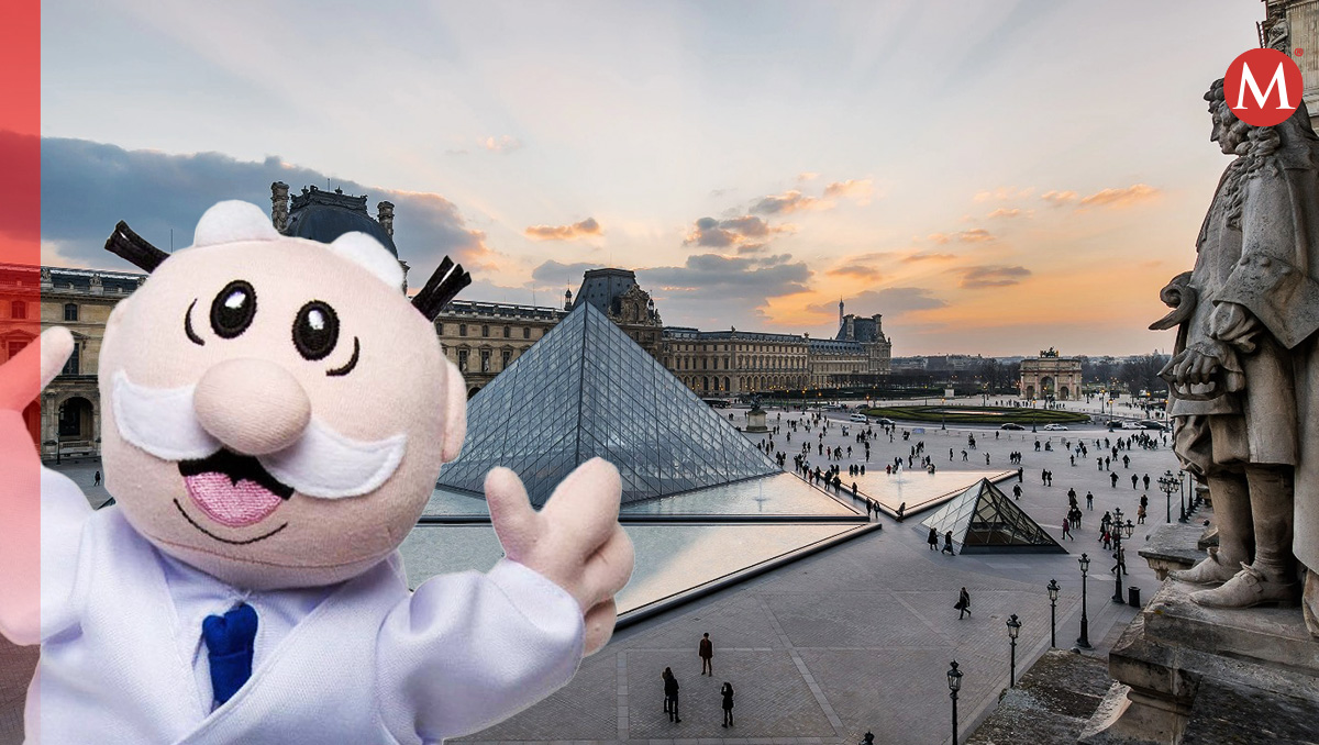 ¡El Dr. Simi llega al Louvre de París, Francia!
