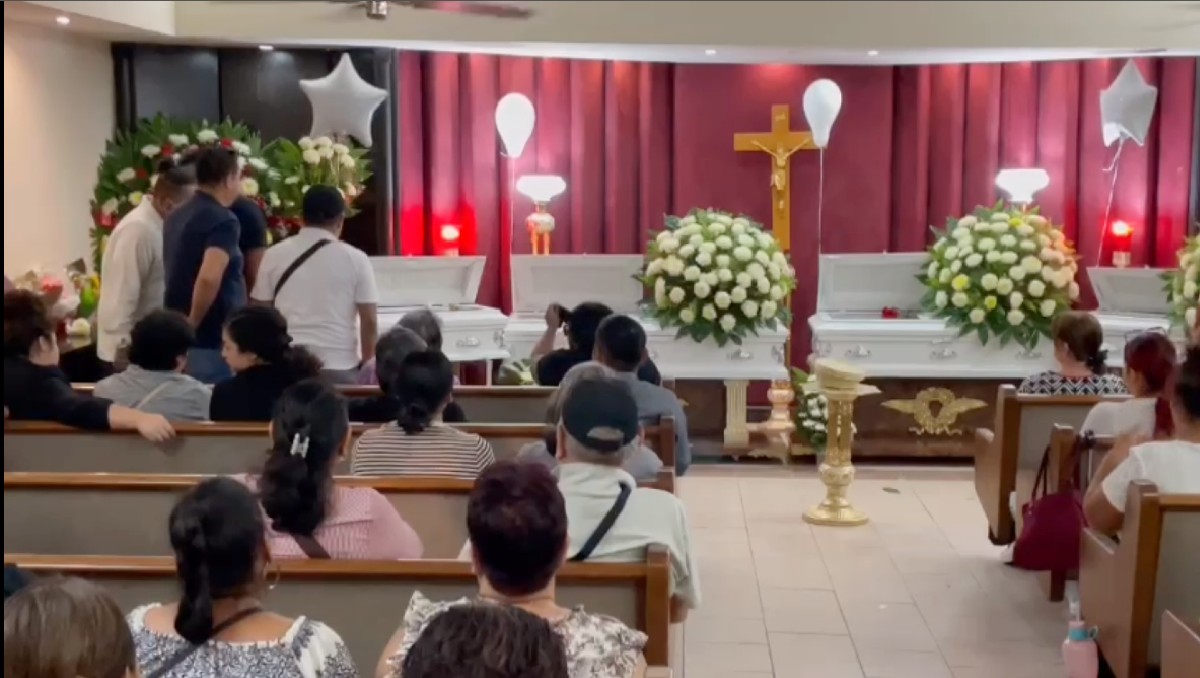 Velan a menores fallecidos en Reynosa